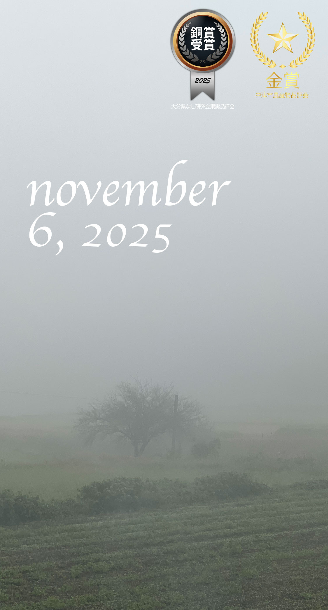 梨農家の1年の終わり。